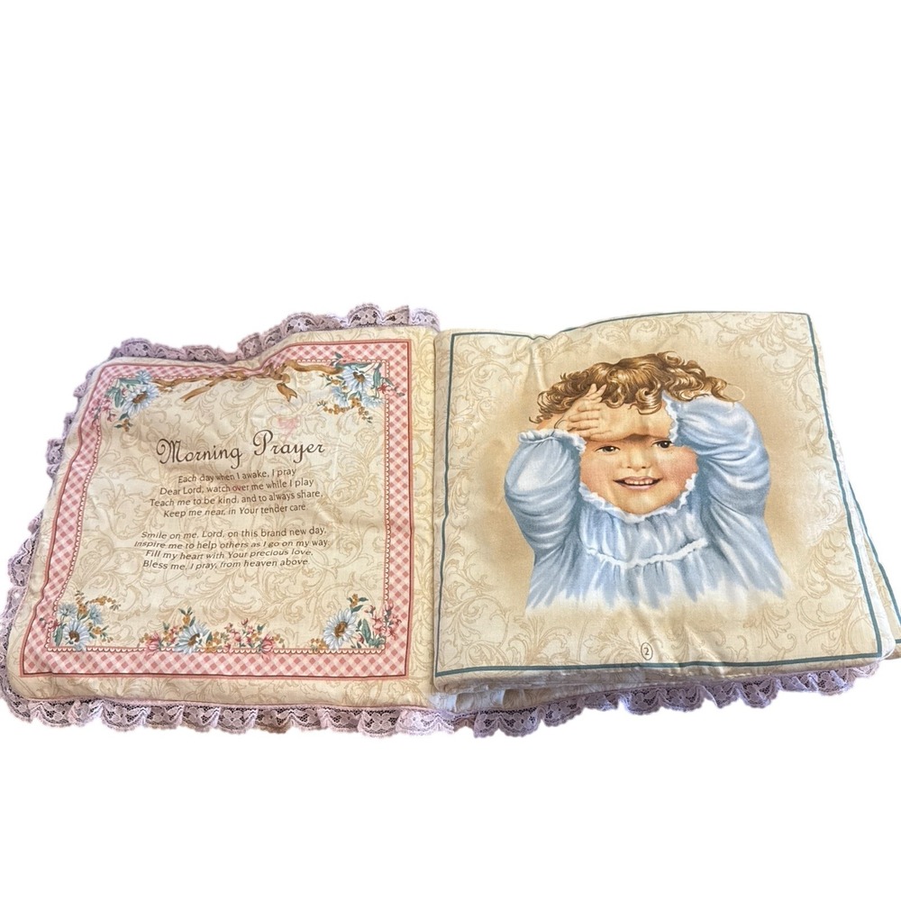 Vintage Early Enchantment for VIP Soft Cloth Book Learning To Pray For Children - Picture 2 of 9